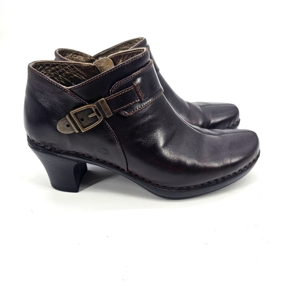 Josef Seibel brown leather comfort bootie women's size 9.5 (40) - Picture 1 of 10